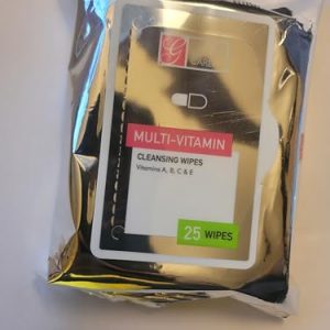 Global Beauty Multi Vitamin Cleansing Wipes - 25 Cloths