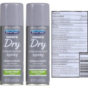 XtraCare Men's Dry Spray Clean Fresh Scent 1.6oz