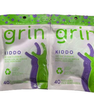Grin Kiddo 40 Flossers Fils Dentaires