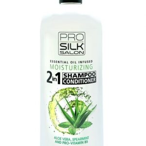 Pro Silk Salon 2 In 1 Shampoo Conditioner Aloe Vera Spearmint 32oz