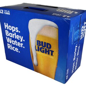 Bud Light Can 12 Pack 12oz