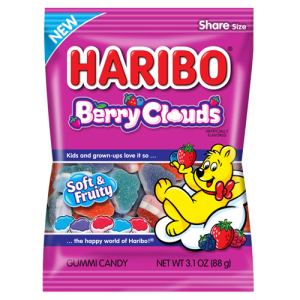 Haribo Gummi Berry Clouds 3.1oz
