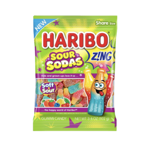 Haribo Gummi Sour Sodas