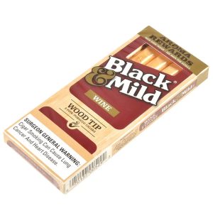 Black & Mild Wine Wood Tip (5)