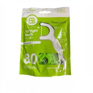 Brush Buddies Original Fresh Mint 80 Floss Picks